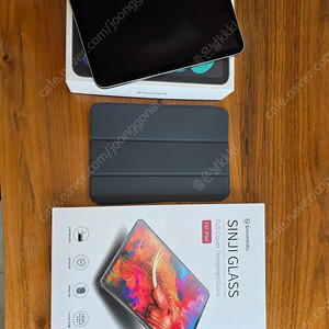(용인 기흥 직거래) 신품급 아이패드 미니 7 A17 Pro 256GB, 애플케어, 정품스마트폴리오