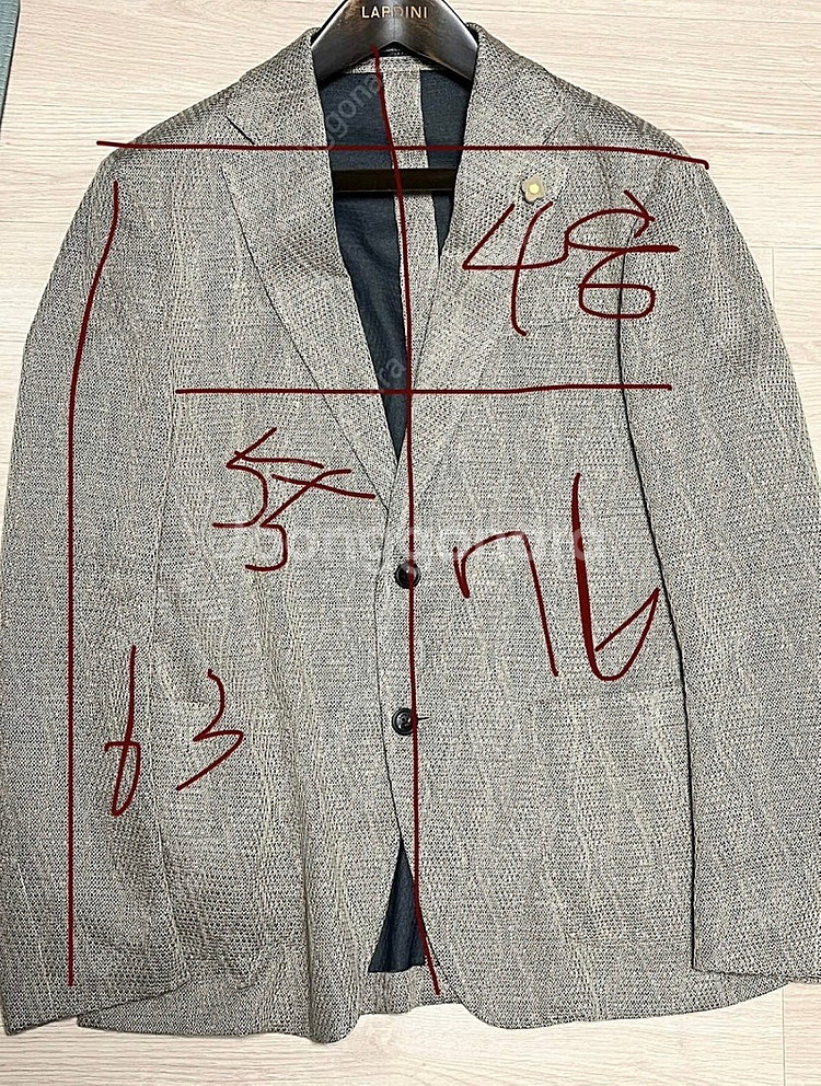 라르디니 S/S 여름 린넨 블레이져 자켓 50사이즈 새...--1