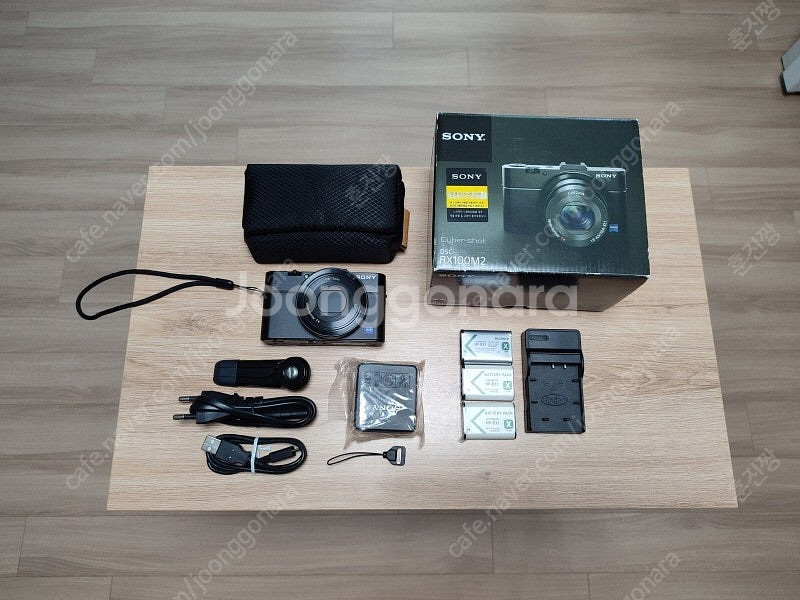 SONY RX100 M2 박스셋 + 호환배터리충전세트 ...--0