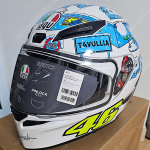 AGV 헬멧 K1 ROSSI WINTER TEST 2017 팝니다