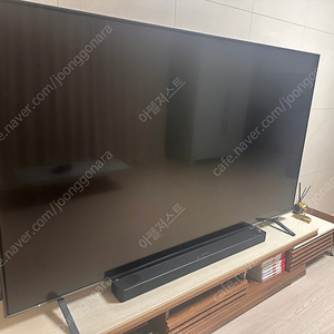 LG 86인치+본톤 거실장