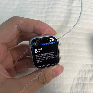 애플워치9 41mm 실버 GPS