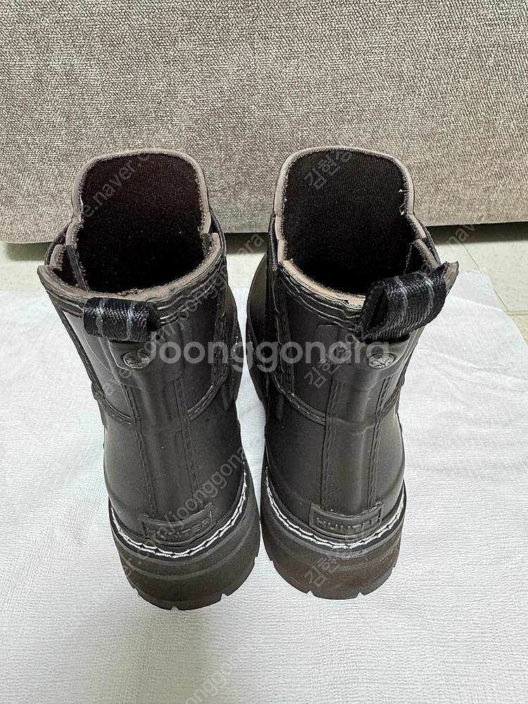 헌터 레인부츠 팔아요. 리파인드 첼시 스티치 블랙 23...--1
