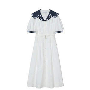 (택채새상품) 보카바카 Raley Sailor Dress 화이트 M