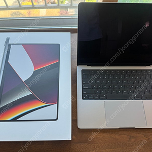 맥북 프로 14 M1 Pro 실버 32GB CTO 영문 키보드