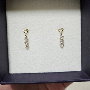 하트 14k 귀걸이