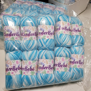 킨더베베 뜨개실 3팩 일괄