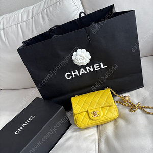 샤넬 미니 플랩백 골드볼