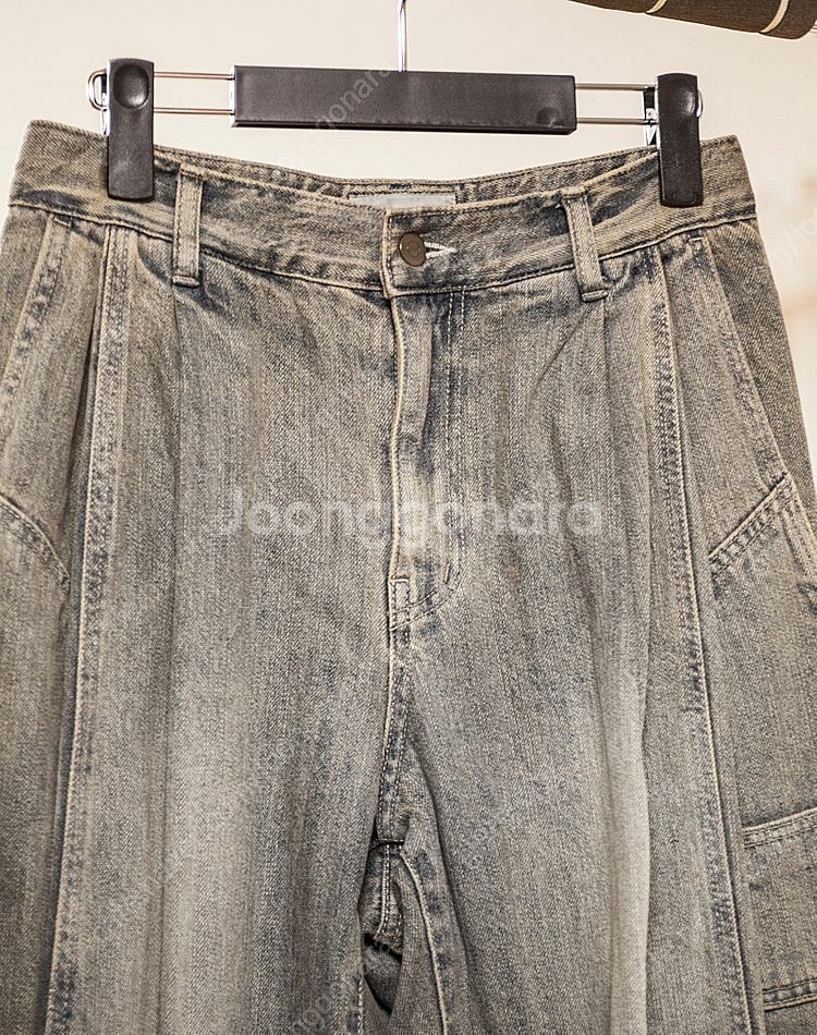 비긴202 베네타 투턱 데님 (빈티지블루, 1)--2