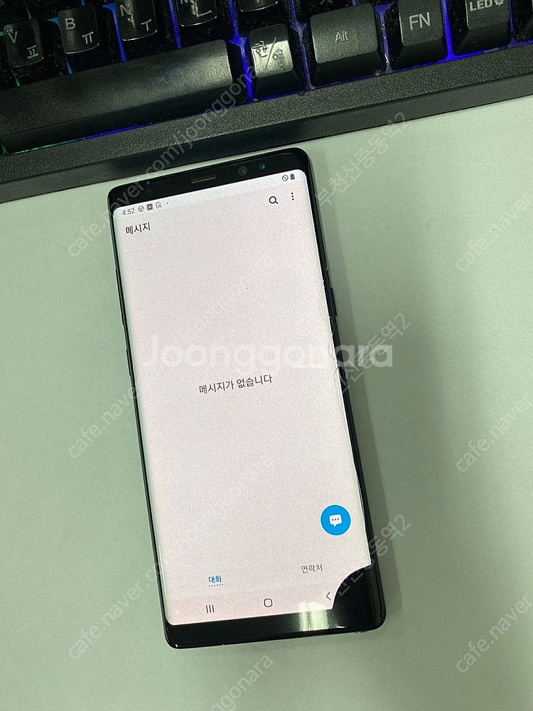 194239 KT 갤럭시노트8 블랙 256GB 액정약파...--3