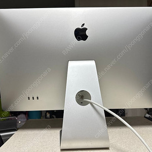 애플 시네마 디스플레이 27인치 LED모니터 mini DP 및 USB-c 젠더 포함 최신 맥 연결가능