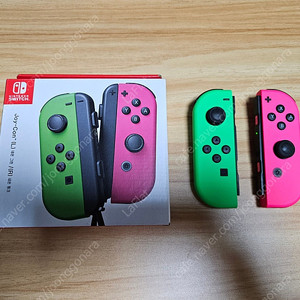 Nintendo 닌텐도 스위치 조이콘 (네온그린/네온핑크) 판매합니다.