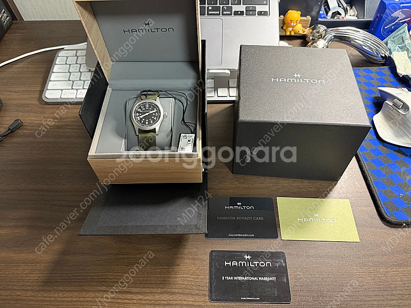 해밀턴 카키필드 메카니컬 38mm 다크 다이얼 판매 (...--0