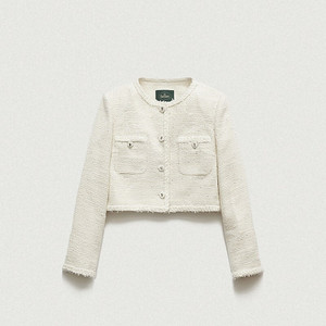 더바넷 트위드 자켓 Melina Tweed Set-Up Jacket_Ivory