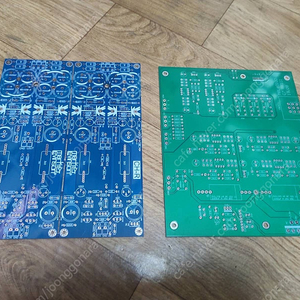 자작 프리앰프 PCB 기판들