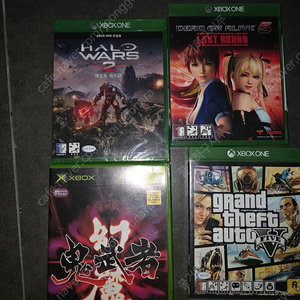xbox one 게임 gta5, dead or alive5, 헤일로 워즈2(미개봉) 택포 2만원