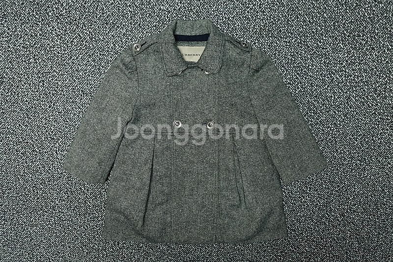 [무료배송][3Y/98cm]버버리 키즈 울 코트 자켓--0