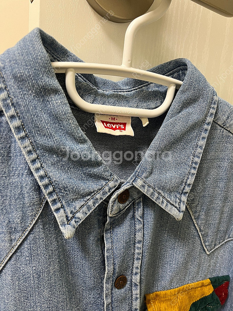 리바이스빈티지클로딩 lvc 1970 코듀로이 데님셔츠 오렌지탭 M사이즈 더블알엘,RRL,폴로,풀카운트,웨어하우스--1