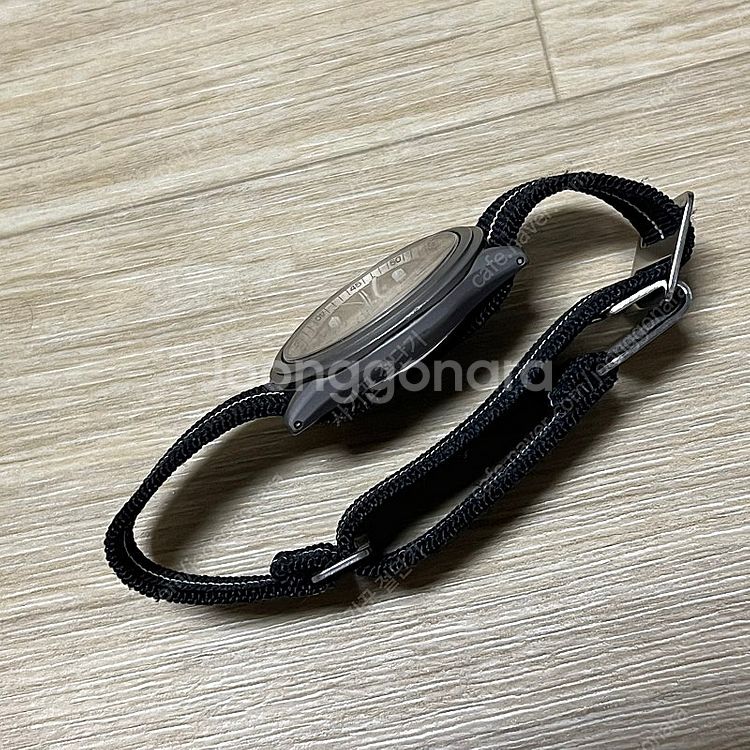 빈티지 시티즌 밀리터리 시계 33mm 쿼츠 살몬 다이얼--3