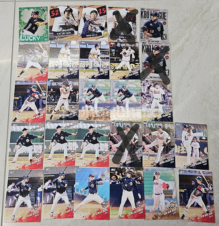 2025 KBO 크보 카드(두산, KT, SSG, NC...--0
