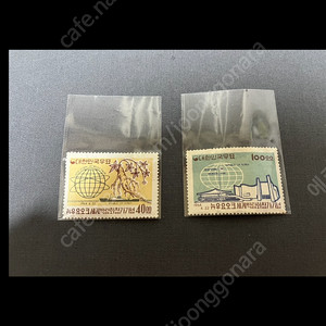 1960년대 발행한 고가우표 뉴우요오크 2종 미사용제 완세트 일괄 싸게판매합니다.