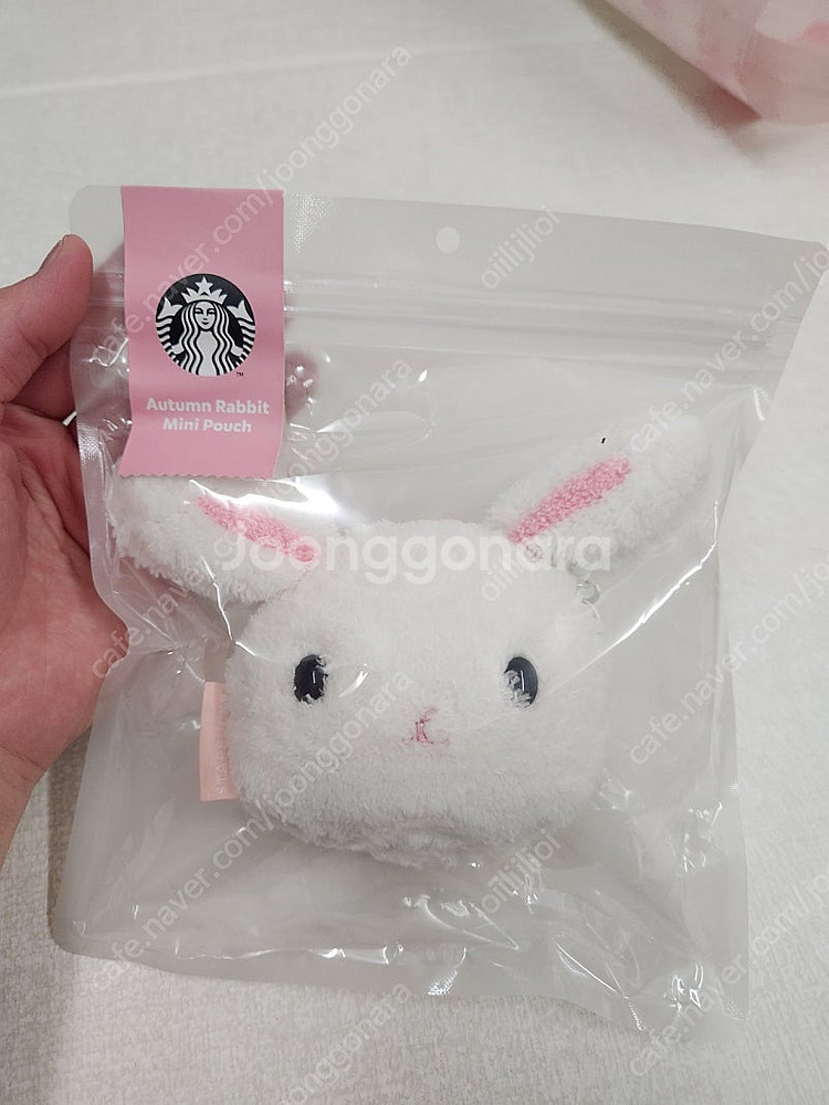 스타벅스 오텀md 래빗 미니 파우치 새상품--0