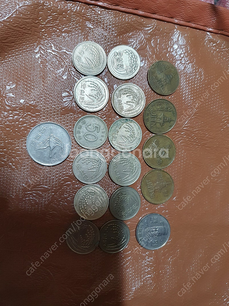 옛날(희권)동전 50원.십원.백원.오백원.일괄판매합니다...--1