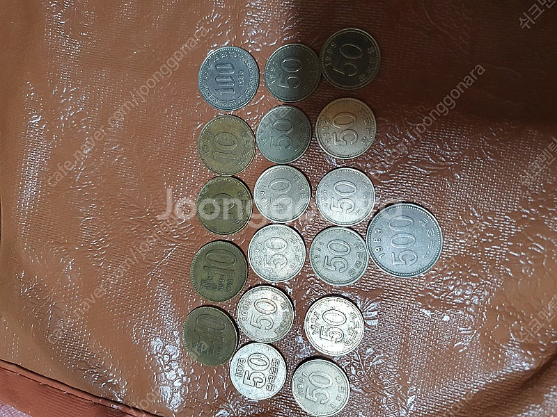 옛날(희권)동전 50원.십원.백원.오백원.일괄판매합니다...--2