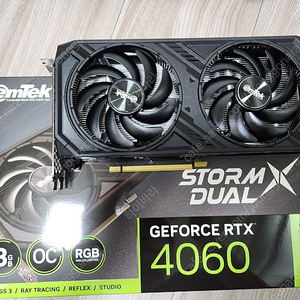 이엠텍 RTX 4060 Storm X Dual OC D6 8GB
