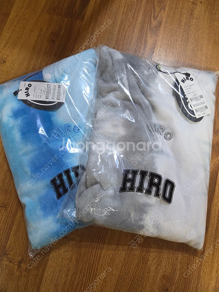 히로 테리가운 블루 L + 그레이 L (일괄)--0