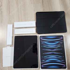 아이패드 프로 12.9 (6세대, 128GB, Wi-Fi) + 애플 펜슬(2세대)판매합니다.