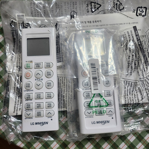 LG 휘센 시스템 에어컨 냉난방 리모컨 AKB76038106 2개