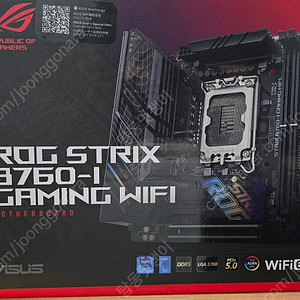 asus b760i itx 보드 팝니다.