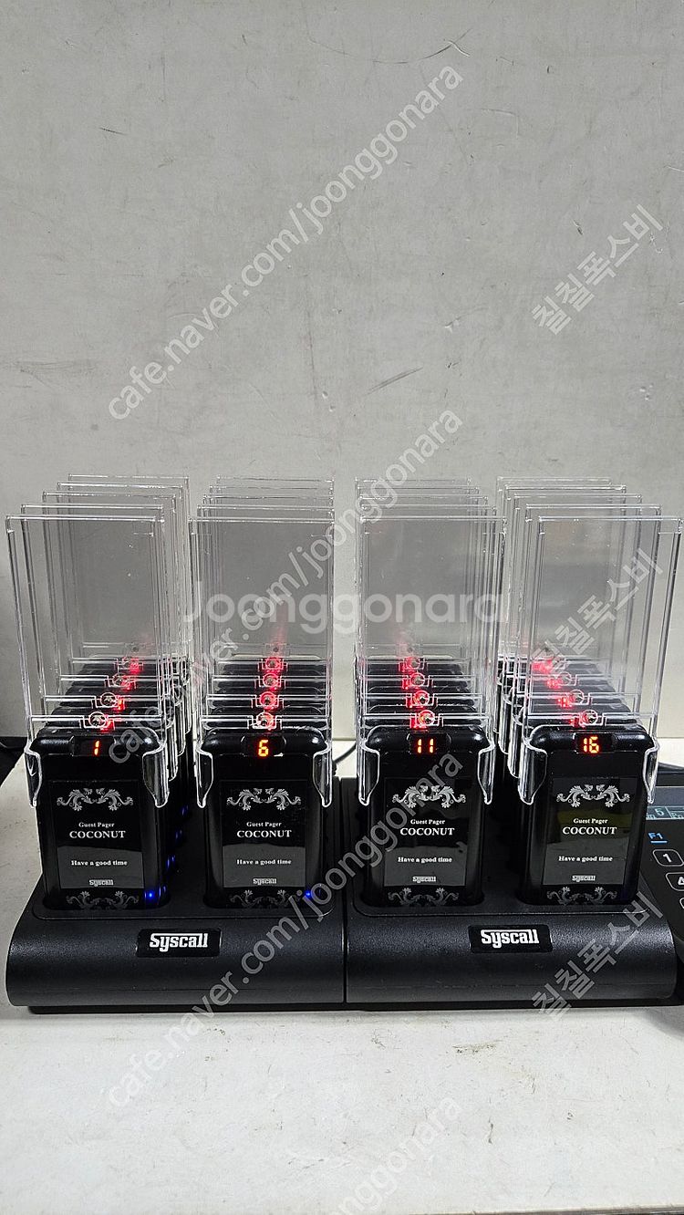 씨스콜 진동벨 GP-200R 20개 세트 팝니다--0