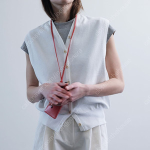 문달 베스트 moondal Vasto Knit Vest (아이보리)