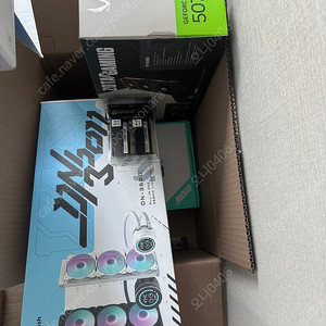 9600x, 램, RTX 5070, 케이스, 수냉쿨러, 파워 판매
