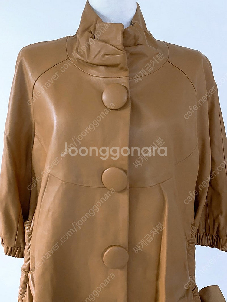 (55)여자양가죽7소매부코트--1