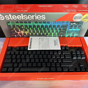 스틸시리즈 게이밍 키보드 Apex Pro TKL WireLess (무선)