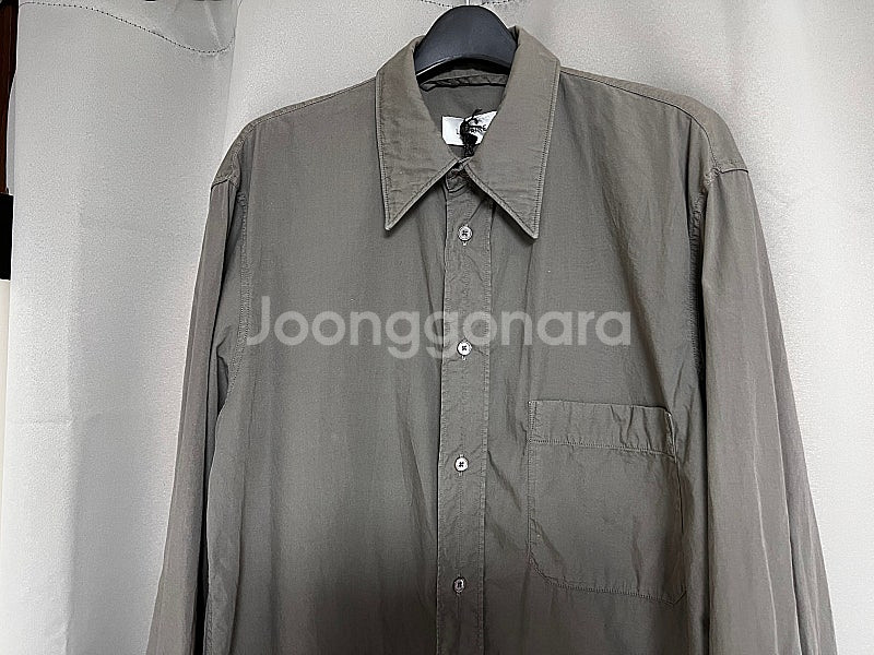 [S] 르메르 레귤러 셔츠 애쉬 그레이--1