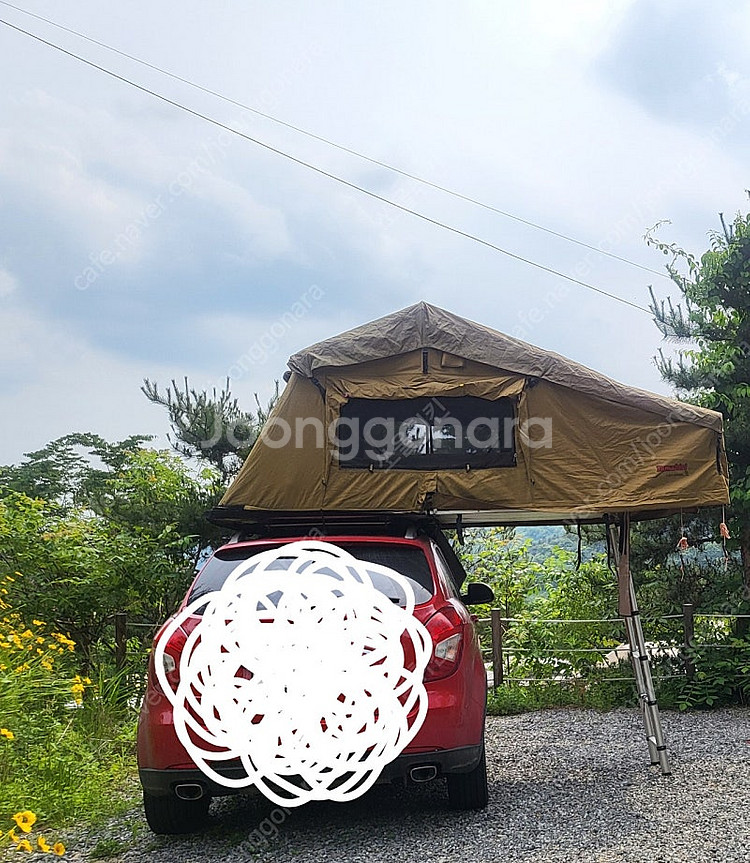 야마비시 루프탑 텐트(어넥스 포함) + 툴레 저상 가로...--3