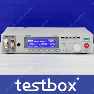 접지도통시험기 매입/판매 KIKUSUI TOS6200A 접지저항측정기