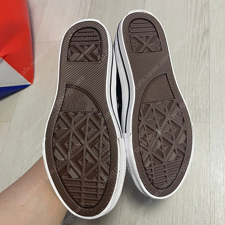 컨버스 키즈 180 새상품 컨버스 키즈 하이 블랙180 이미지