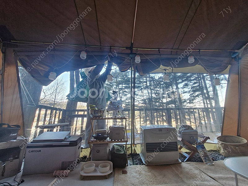 캐빈하우스2 (2면 지퍼식 우레탄TPU,전용러그) 판매--1