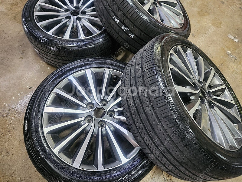K7 18인치 휠 + 245/45 R18 타이어 세트 ...--3