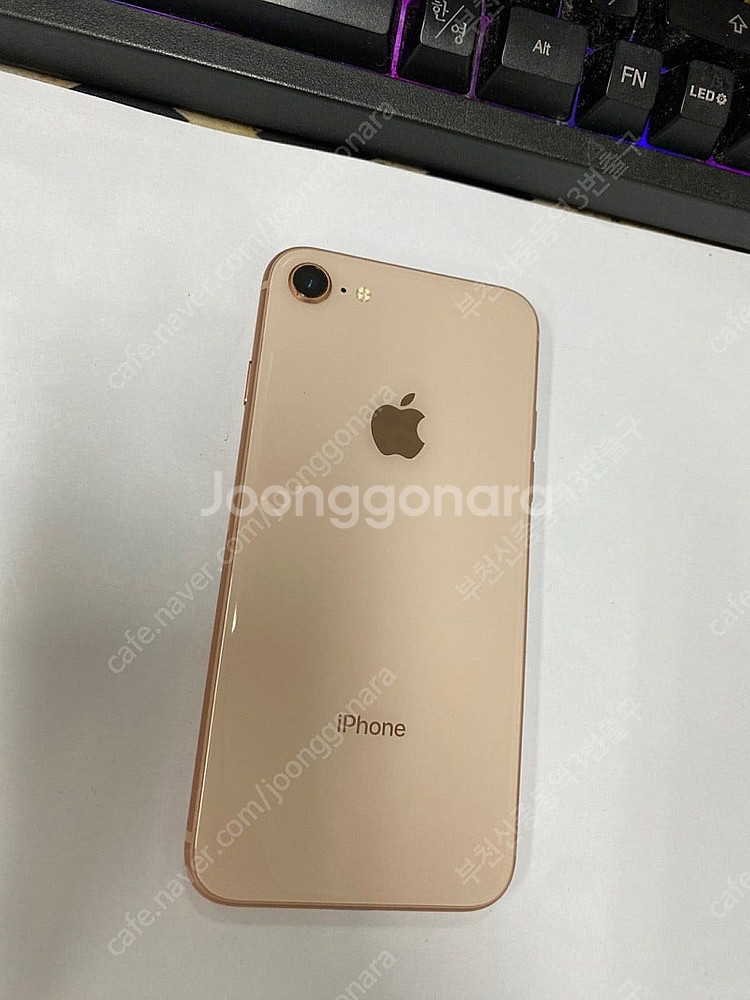 196999 아이폰8 로즈골드 외관S급 64GB 무잔상...--0