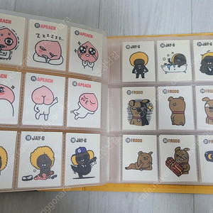 카카오프랜즈 띠부씰모음 앨범