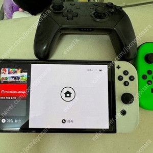 스위치 OLED 버전 (프로콘,추가조이콘 512gSD 포함) 팝니다