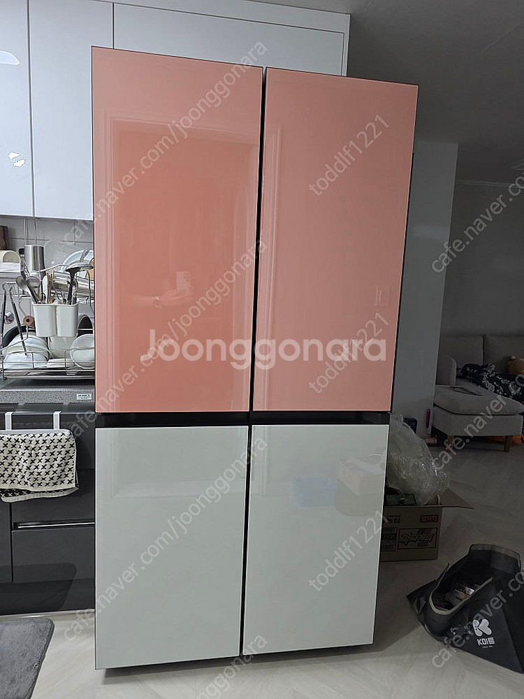 삼성 BESPOKE 냉장고 4도어 프리스탠딩874리터--0