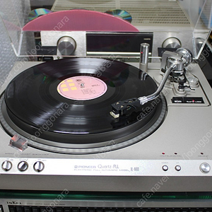 파이오니아 LP 턴테이블 XL-A800 다이렉트 드라이브 엘피 플레이어와 슈어 44-7 미제 카트리지 [창원/부산