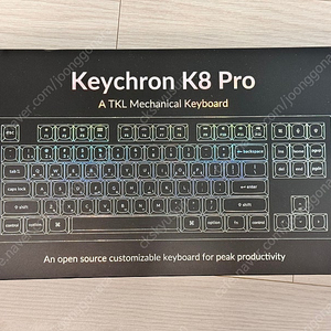 키크론 k8 프로 k8p m6 저소음적축 알루미늄 키보드 판매합니다.